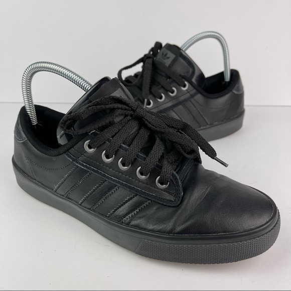 Adidas Shoes | Adidas Originals Kiel Canvas Trainers Shoes Sneakers D69242 Black Mens Size 9 | Color: Black | Size: 9 | A7grizzy's Closet